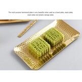 Gehamerd Dienblad RVS (25x11cm) - 21% Korting!