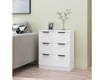 VidaXL Dressoir Hoogglans Wit (60x30x70 cm) - 53% Korting