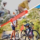 Reflecterende Fietsvlag 150cm - Veiligheid voor Kinderfiets & Scooter