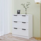 VidaXL Dressoir Hoogglans Wit (60x30x70 cm) - 53% Korting