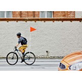 Reflecterende Fietsvlag 150cm - Veiligheid voor Kinderfiets & Scooter