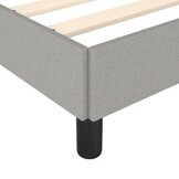 vidaXL Bedframe 180x200cm Lichtgrijs - 33% Korting