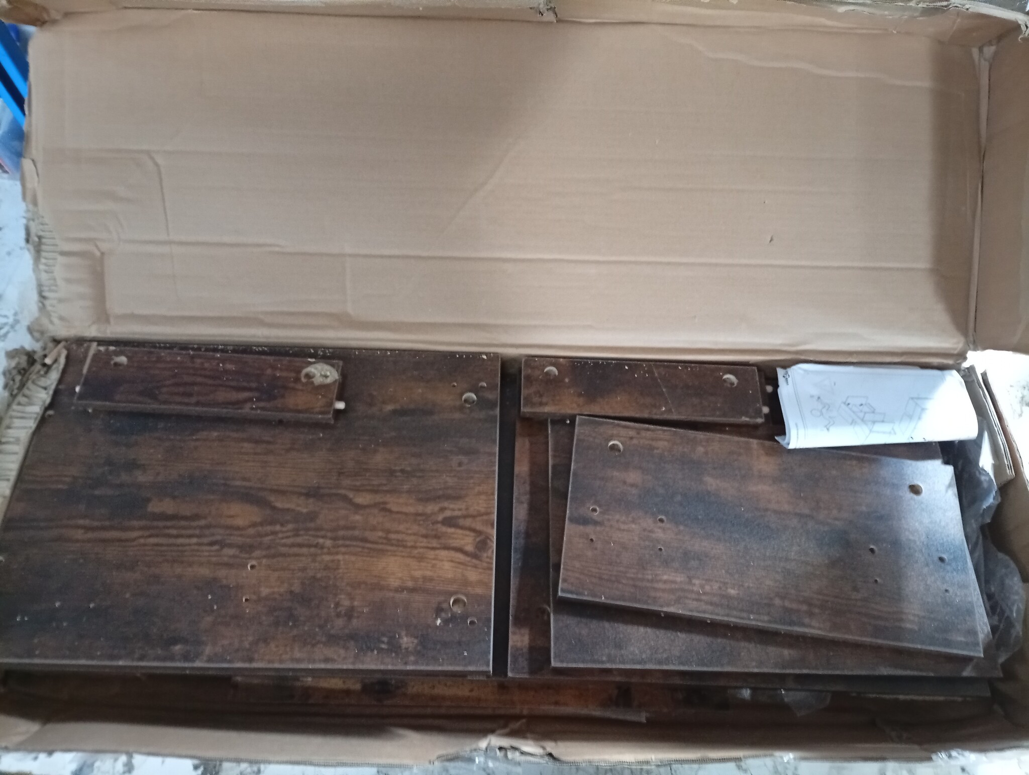 vidaXL Wastafelkast 91x35x60 cm Bewerkt Hout - 58% Korting!