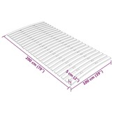 VidaXL Lattenbodem 100x200cm - 31% Korting