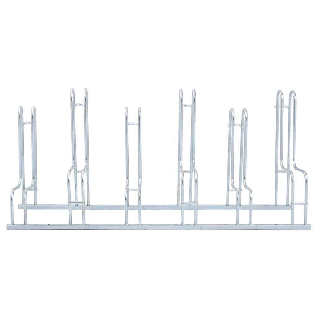 vidaXL Fietsenstandaard 6 Fietsen - Gegalvaniseerd Staal (33% Korting)