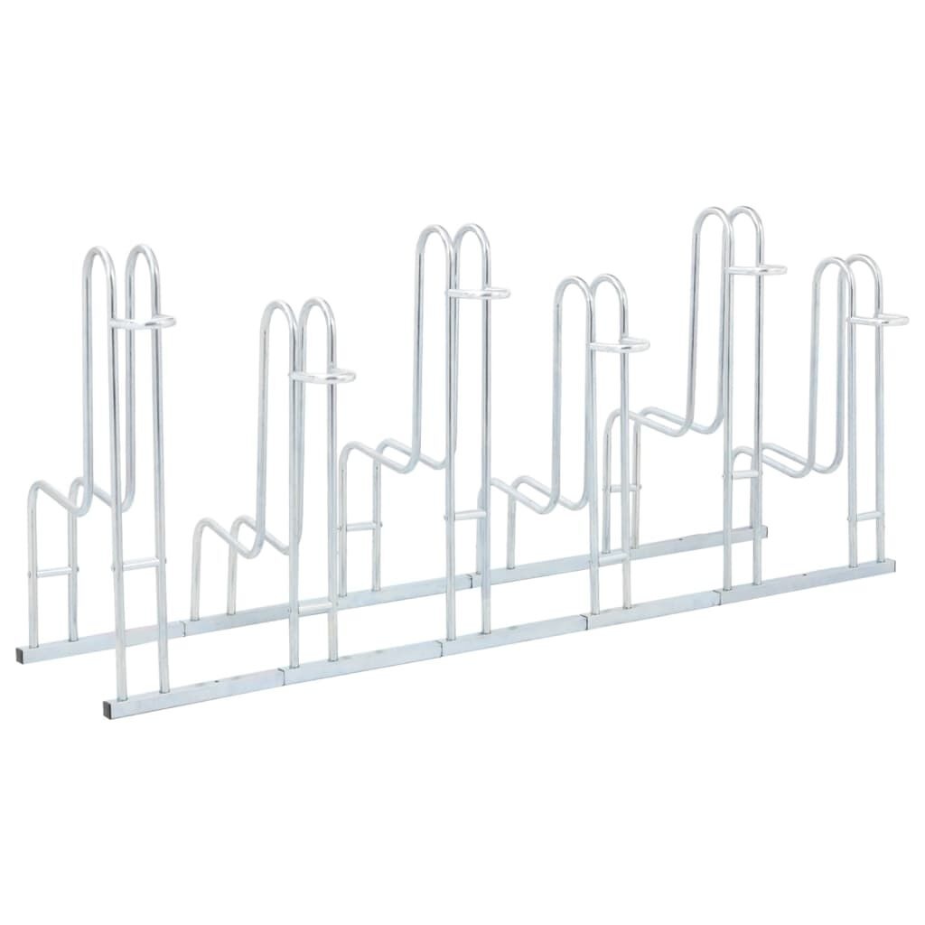 vidaXL Fietsenstandaard 6 Fietsen - Gegalvaniseerd Staal (33% Korting)