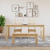 vidaXL Eettafel Panama Grenenhout 180x90cm - 34% Korting!