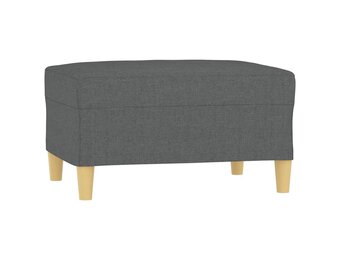vidaXL Voetenbank Donkergrijs (70x55x41 cm) - 59% Korting!