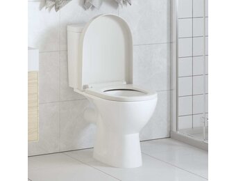 vidaXL Toiletbril Soft-Close Vierkant Wit - 67% Korting
