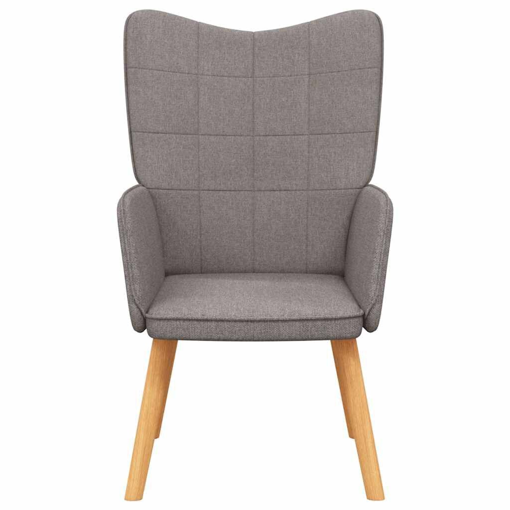 VidaXL Taupe Stof Relaxstoel - 71% Korting!