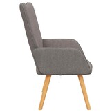 VidaXL Taupe Stof Relaxstoel - 71% Korting!