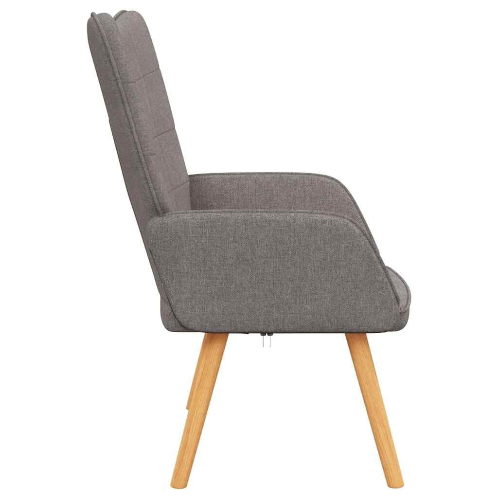 VidaXL Taupe Stof Relaxstoel - 71% Korting!