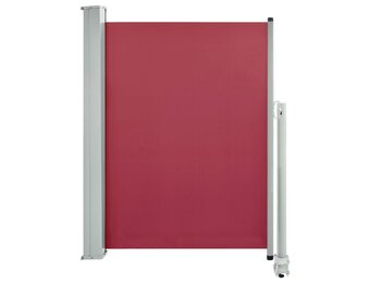 vidaXL Uittrekbaar Tuinscherm 100x300 cm Rood - 51% Korting!