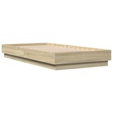 VidaXL Houten Bedframe Sonoma Eiken 75x190 cm - 65% Korting!