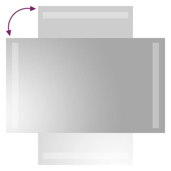 VidaXL Badkamerspiegel LED 30x50 cm - 58% Korting!