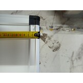 vidaXL Promotiewand 242x200 cm Wit - 75% Korting!