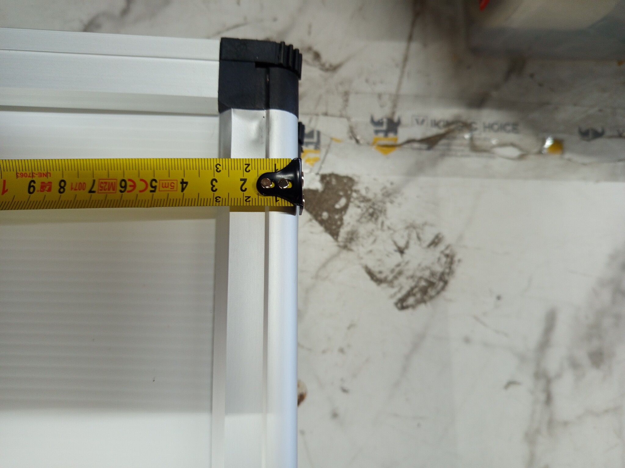 vidaXL Promotiewand 242x200 cm Wit - 75% Korting!