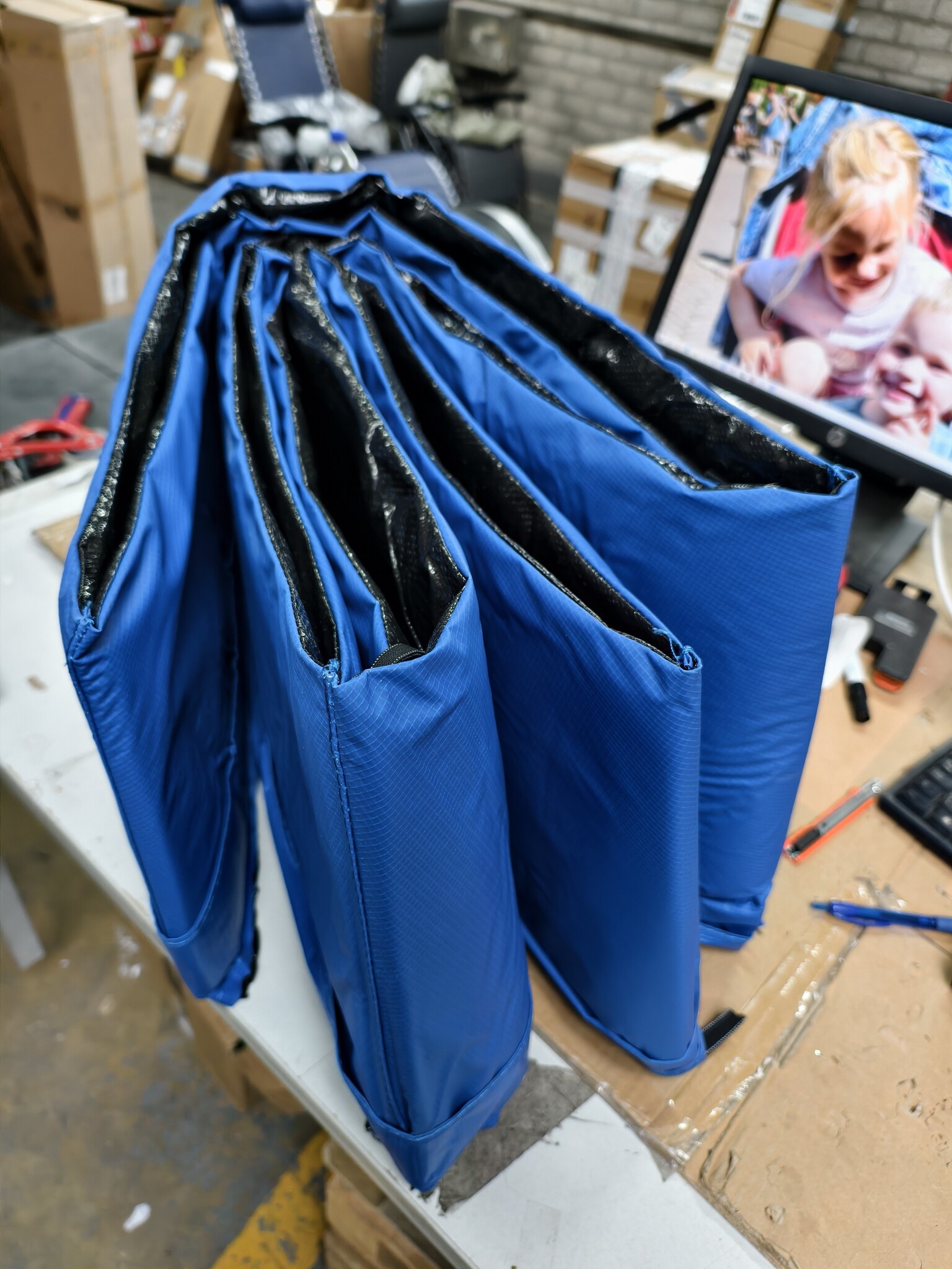 Trampoline Randafdekking Blauw 252cm - 50% Korting