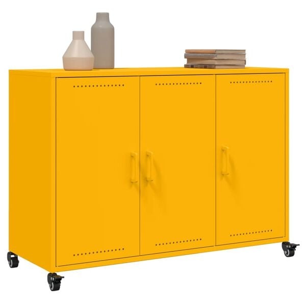 VidaXL Dressoir Mosterdgeel - 34% Korting!