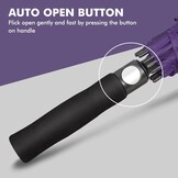 NINEMAX Golf Paraplu - Extra Sterk & Winddicht (Paars) - 26% Korting!