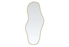 VidaXL Wandspiegel 100x45 cm Goud - 33% Korting!