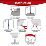JOYIN Kinder Basketbalmand - Verstelbaar, Binnen/Buiten, 24% Korting