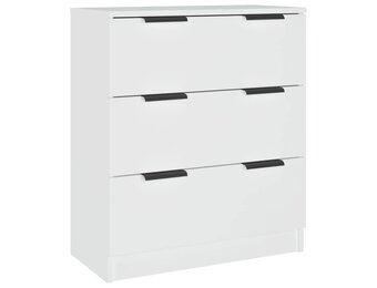 vidaXL Dressoir Wit 60x30x70cm - 33% Korting!