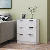 vidaXL Dressoir Wit 60x30x70cm - 33% Korting!