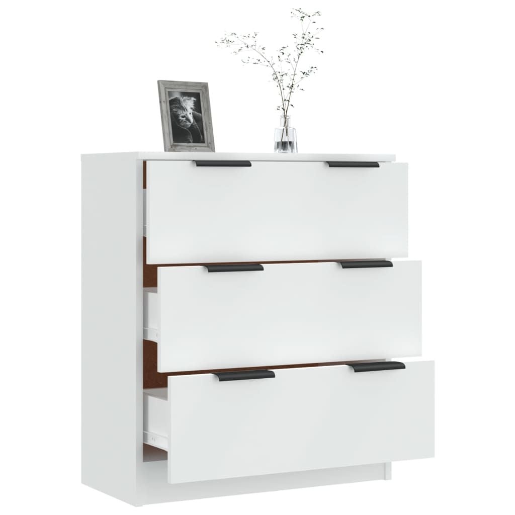 vidaXL Dressoir Wit 60x30x70cm - 33% Korting!