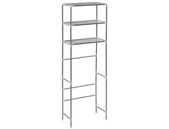 vidaXL Toilet Opbergrek 3-laags Zilver (51% Korting)