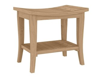 vidaXL Badkamertafel 50x35x45 cm Massief Teakhout - 32% Korting!