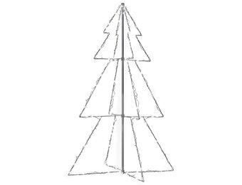 VidaXL Kegelkerstboom 200 LED's - Koudwit - Indoor/Outdoor - 32% Korting