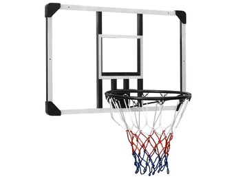 VidaXL Basketbalbord Transparant (33% korting!)