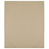 vidaXL Jersey Hoeslakens (2 st.) 90x200 cm Katoen Taupe - 53% Korting!