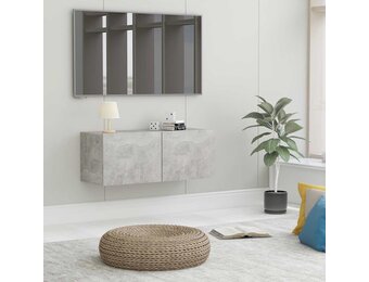 VidaXL TV-meubel Betongrijs - 30% Korting - 80x30x30 cm