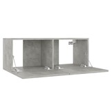 VidaXL TV-meubel Betongrijs - 30% Korting - 80x30x30 cm