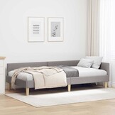 vidaXL Hoekbed Taupe - 34% Korting