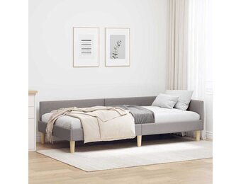 vidaXL Hoekbed Taupe - 34% Korting