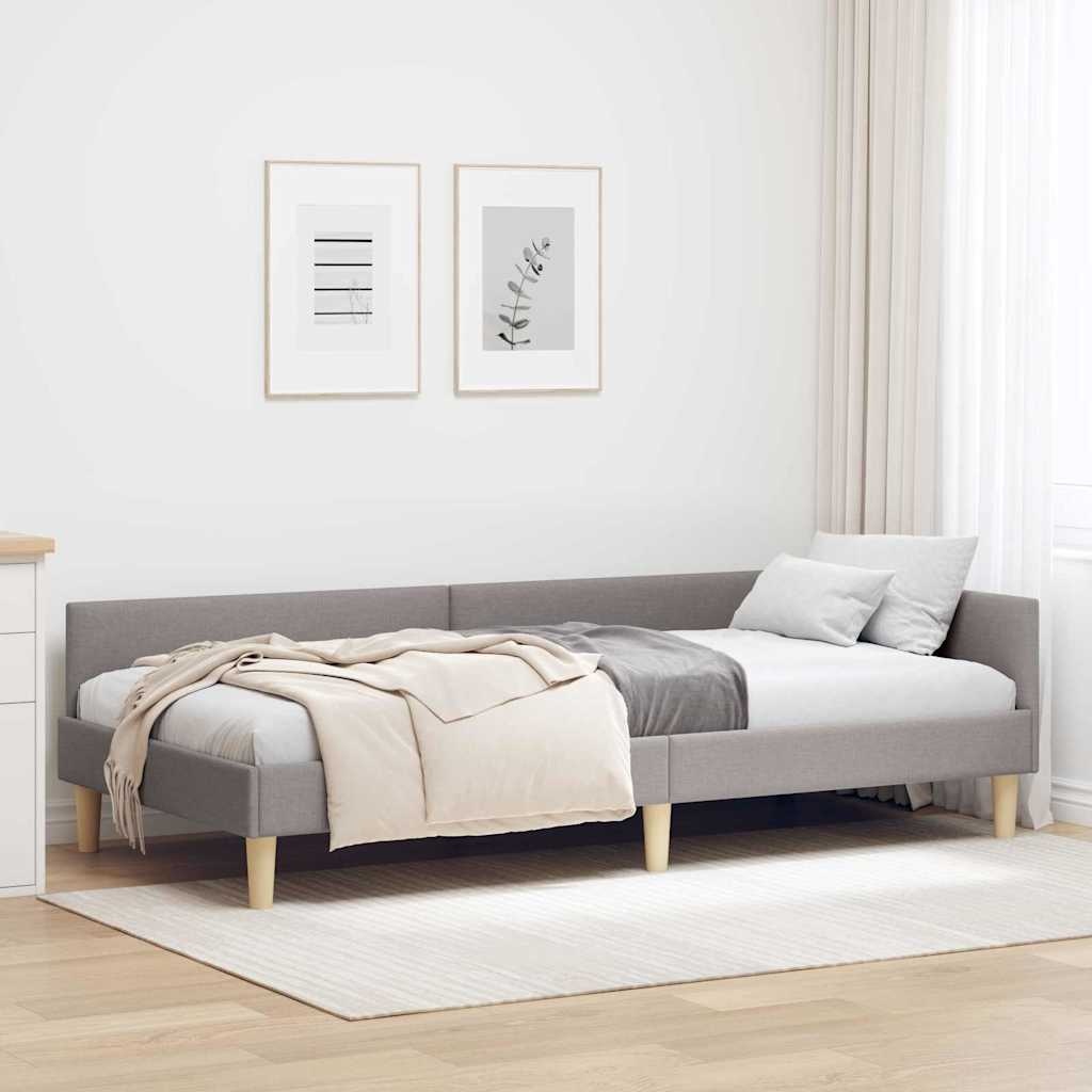 vidaXL Hoekbed Taupe - 34% Korting