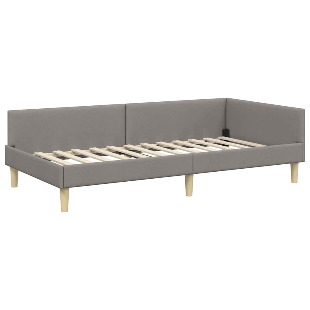 vidaXL Hoekbed Taupe - 34% Korting