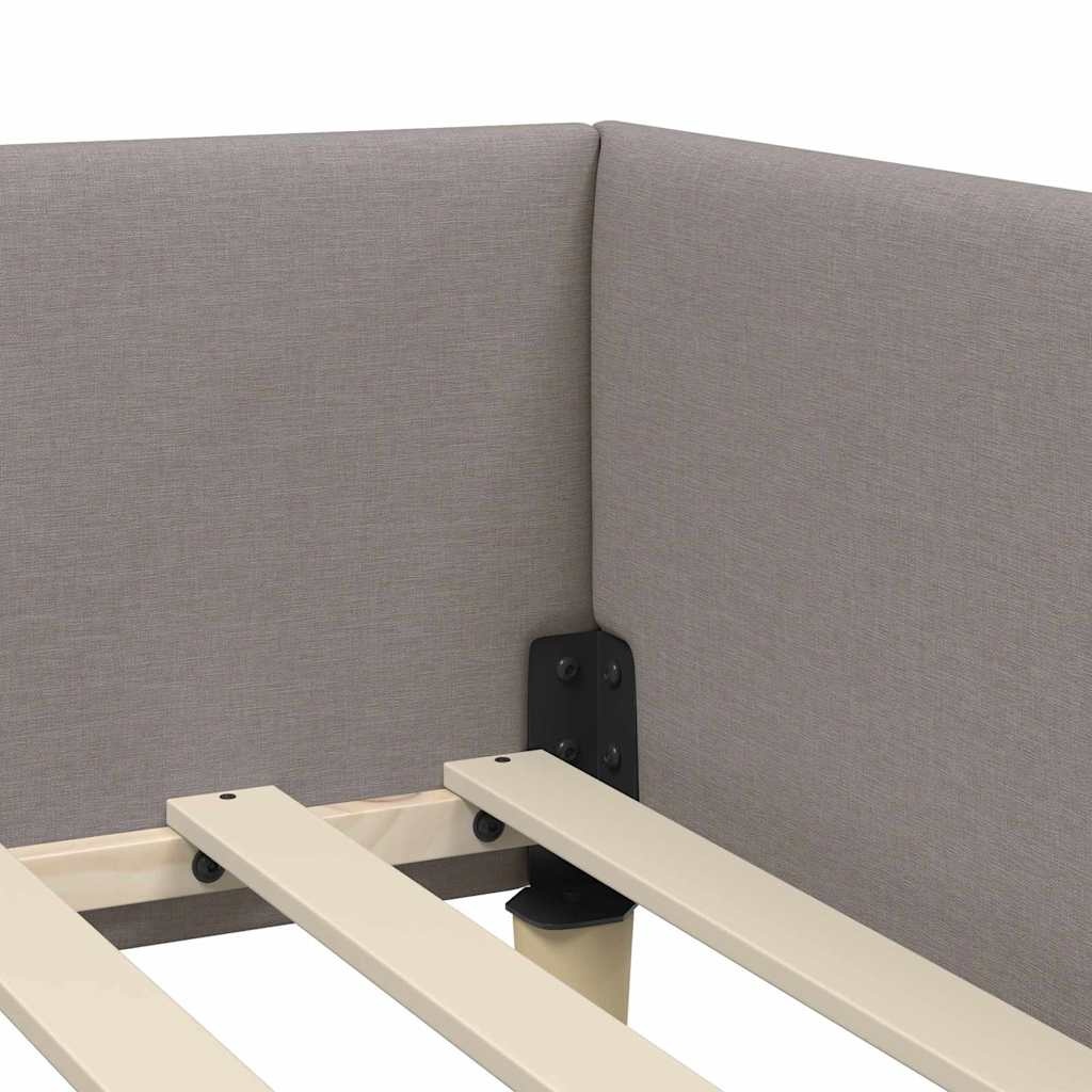 vidaXL Hoekbed Taupe - 34% Korting