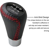 Gerookte Lederen Versnellingspookknop - 5 Versnellingen - 19% Korting