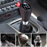 Gerookte Lederen Versnellingspookknop - 5 Versnellingen - 19% Korting