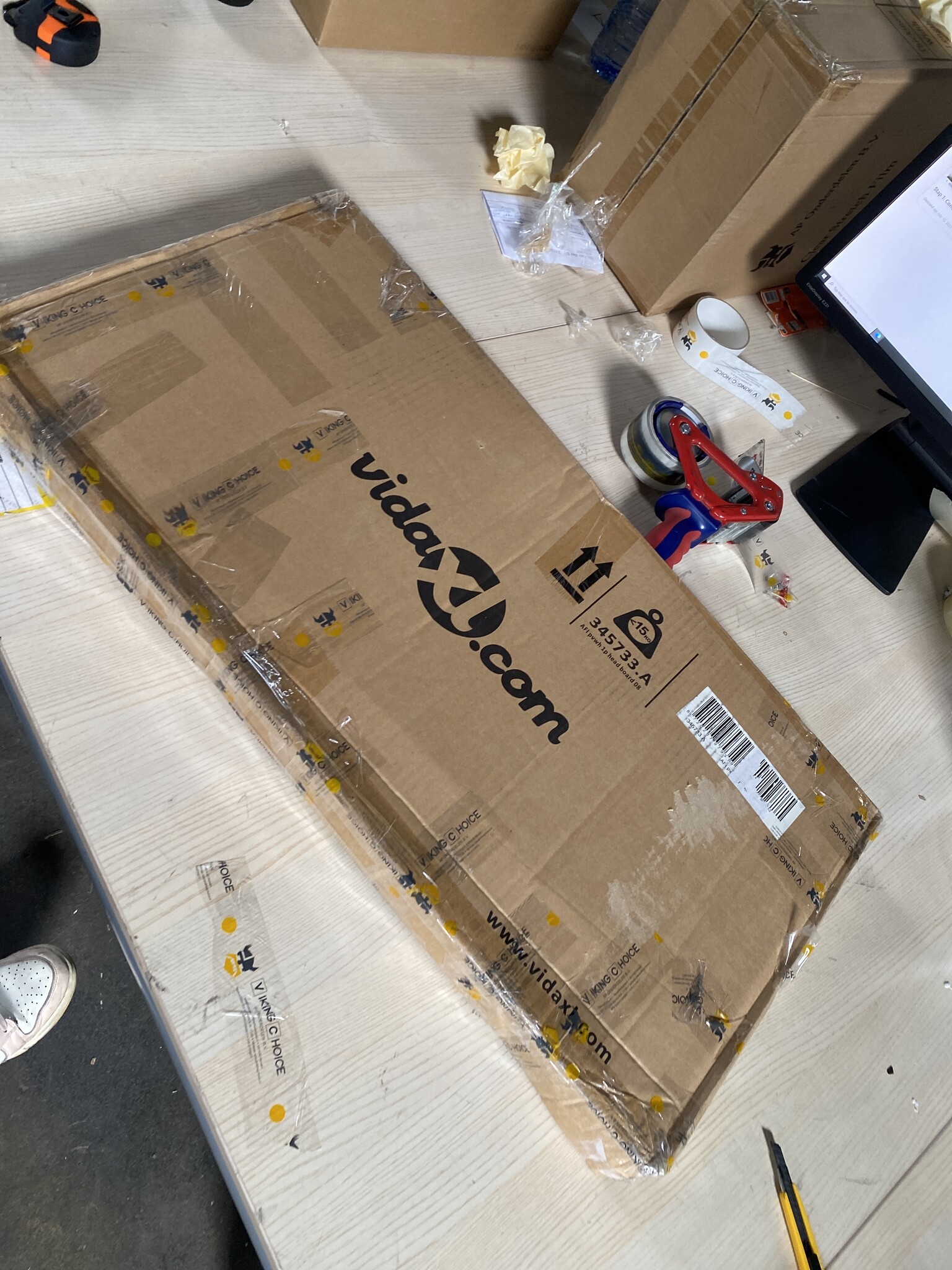 VidaXL Hoofdbord Kunstleer Wit - 63% Korting!