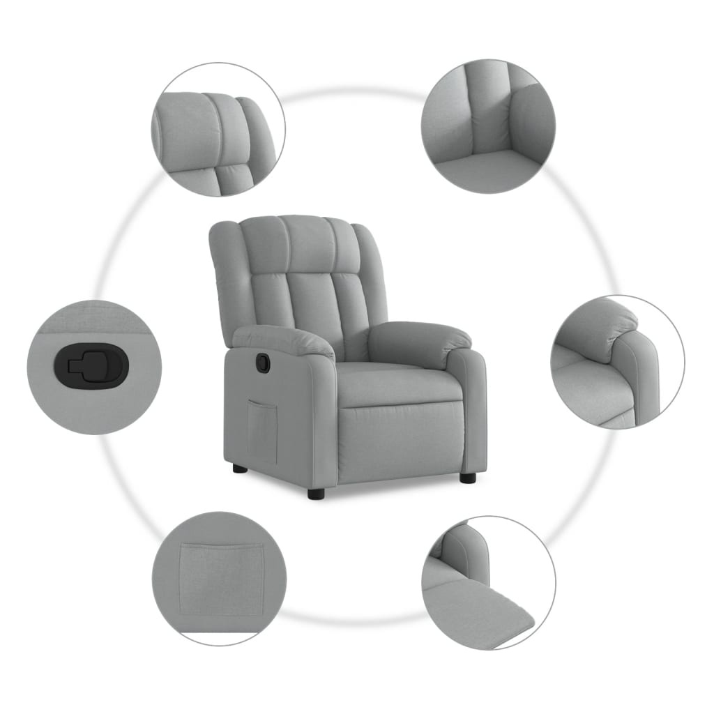 Retourtje: VidaXL Fauteuil Lichtgrijs - 58% Korting