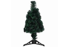 Glimmende Glasvezel Kerstboom (smal, 64cm) - 63% Korting!