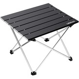 Compacte Aluminium Campingtafel Zwart Klein - 56% Korting