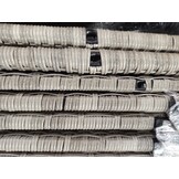 vidaXL Tuinbank met Luifel & Voetenbanken - Lichtgrijs - 54% Korting