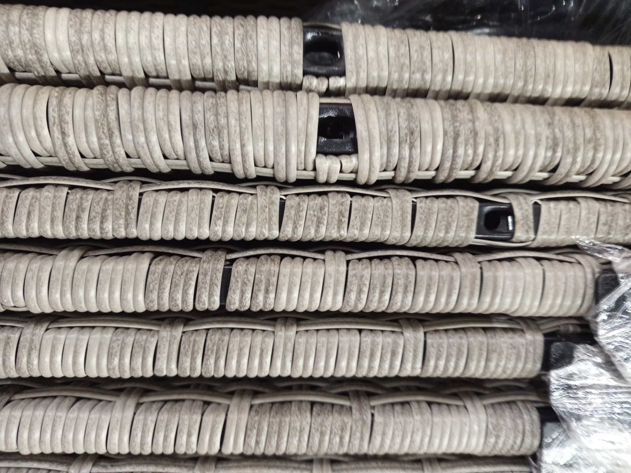 vidaXL Tuinbank met Luifel & Voetenbanken - Lichtgrijs - 54% Korting