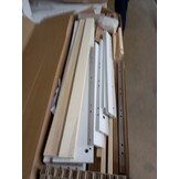 vidaXL Bedframe Wit met LED (53% Korting) - 100x200cm